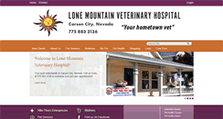 Desktop Screenshot of lonemountainvet.com